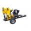 domestic use trailer type 2 tires 200m deep fresh drinking water drilling machine