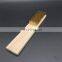 High quality long wire reliable stainless steel wooden handle brass wire brush