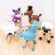Yarncrafts Little Dinosaur Stuffed Animal Handmade Kids Decoration Wooden Soft Stool Stool