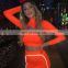 Women's Reflective Ribbon Skirt Suit New Trendy New Front Hollow Sexy Two-piece Suit Set