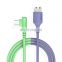Liquid elbow type-c charging cable