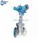 PN16 Stainless Steel Disc WCB Electric Cuniform Gate Valves With Electric Actor Platform