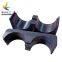 UHMWPE Irregular Parts Machined Pipe Spacer Duct Support