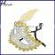Plastic Sexy Lace Lady Party Mask With Feather SCM0029