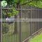 Galvanized black steel bar vanguard tubular fence for ambassador