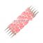 5Pcs/Set Pink Double-Ended Design Set Spiral Marble Pattern Point Dotting Pen Drawing Nail Shelf Plastic Manicure Tool
