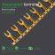 DJ4311-3.2 fork lug horizontal brass horizontal 3.2 fork terminal