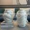 New Design Leaf Shape Handmade Modern Nordic White Ceramic Flower Vase For Home Decoration
