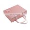 Hair bundles packaging extension human weave hair gift box with ribbon handle