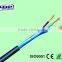 PVC Insulated Bare Copper/Tinned Copper Conductor Sheilded RVVP Control Cable /Power Cable