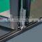 Australia Standard aluminum alloy bi folding door sliding heavy duty profile frosted tempered glass foldable doors