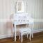 mirrored wooden dressing table designs