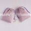 PandaSew Hot Sale Luxury Suede Jewelry Packaging Pouch Gift Bag with Cutom Logo