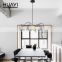 HUAYI New Arrival Cheap Price Iron Lamp Body Indoor Bedroom Living Room 60w Hanging Chandelier Pendant Light