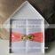 Factory Supply High Quality Silk Invitation Boxes With Pearl