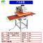 Down mobile double worktable pneumatic heat press machine pneumatic clothing hot drilling machine pneumatic T-shirt digital printing machine 40*60