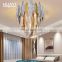 HUAYI Modern Decoration Simple Style 5*5w Indoor Living Room Hotel Bedroom Modern Decoration Crystal Led Ceiling Lamp