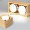 Nordic Wood Bean Gall Lamp LED Light Downlight Surface Mounted Home Restaurant Downlights