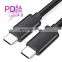 3A USB C to USB Type C Cable Quick Charge 3.0 100W PD Fast Charging Mobile Phone Charging Type-C Charger