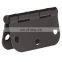 Hardware Accessory Matte Black Round Durable Steel Furniture Spring Door Hinges