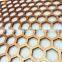 Factory Customization Painting Color Perforated Metal Mesh Decorative Hexagon Hole Mesh