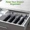 Expandable Drawer Organization Separators Adjustable Bamboo Drawer Divider Organizer For Kitchen