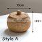 Hot Sale Rustic Cute Rattan Basket with Lid for Catchall Storage, Mini Jewelry Basket Decor Home