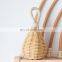Natural Beautiful handmade rattan rattle Non toxic materials Kid Toys Hanging Play Gym hand bell Wholesale Supplier