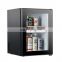 China decorative hotel beauty energy saving 12v india cold storage glass small single door fridge mini refrigerator low price
