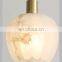 Villa Round Living Room Decoration Hanging Fancy Pendant Light Led Alabaster Chandelier