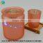 Luxury moroccan glass jar rose gold colored for wedding decoration centerpieces