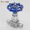 [RUOTENG]  Stainless Steel High Pressure Double Ferrule Grafoil Seal One Piece Needle Valve
