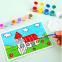 Promotional Acrylic Paint Non Toxic 5ml 6color Acrylic Paint for Canvas and Rocks