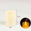 Realistic Flickering LED Flameless Taper Candles, 4-Pack Battery Operated with Moving Flame Wick