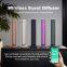 Premium Modern Design Aluminum Alloy Aroma Diffuser 150ml Bluetooth APP Remote Control Home Bedroom Decor Scent Machine