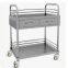 Stainless Steel Hospital Surgical Instrument Trolley