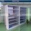 School Furniture Modern Style Steel Book Shelf/Double Side Bookshelf