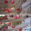 Christmas Shopping Mall Atrium Hanging Ball With Light Decoration