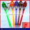 Led light Hallowmas witch ballpoint pen with company logo