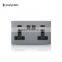 Shopping Websites Sold Home or Hotel 2 Gang 13A Electrical Switch And Socket