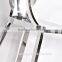 Modern stainless steel handrails 4 legs bar chair