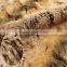 Woven 100%polyester purple fur fabric