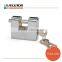 Security Armoured Rectangular Shackle Brass Padlock