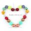Costume jewelry pearl necklace design and multicolor costume jewelry chunky necklace
