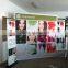 fabric print hook and loop attached 8ft 10ft 12ft wall exhibition trade show booth pop up stand