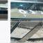 2016 Foshan Shunde Fashion Factory Supply Pure Round Glass Metal Stainless Steel Coffee Table