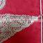 2016 latest fashion elegance short sleeves red maxi dress with fasion rope embroidery and beads