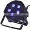 dj stage lighting equipment 5pcs 10w 4in1 mini led flat par light