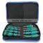 LAOA 9pcs High quality Cr-Mo steel screwdriver set with bag