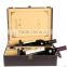 luxury handmade leather wine box gift box single double bottles with opener corkscrew wine box Christmas Gift box Party using